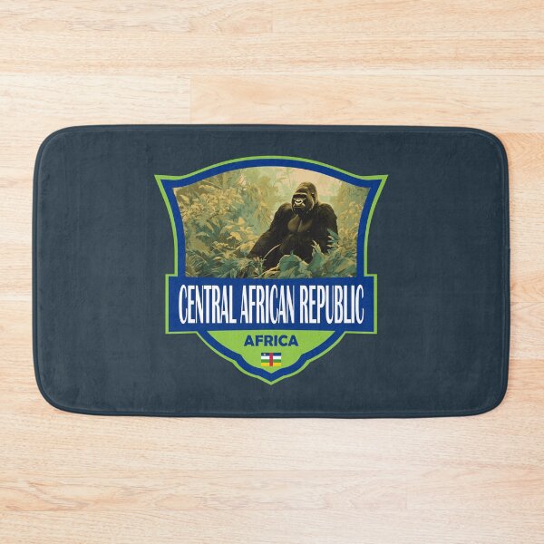 Item preview, Central African Republic Illustration Retro Badge designed and sold by KrisSidDesigns.