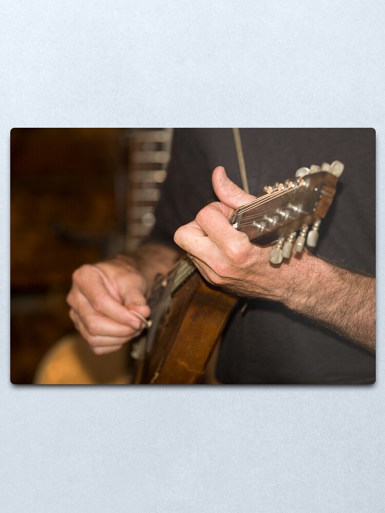 Alternate view of Mandolin Player Metal Print