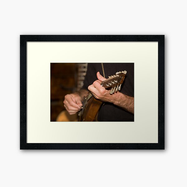 Mandolin Player Framed Art Print
