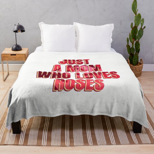 Item preview, Just A Mom Who Loves Roses - Flower Lover Design designed and sold by TheSassyNoble.