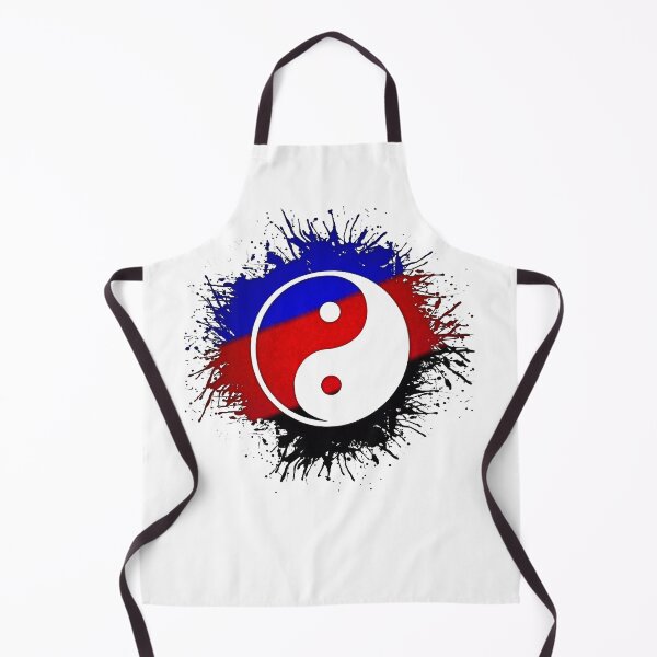 Item preview, Paint Splatter Polyamory Pride Flag Yin and Yang Symbol designed and sold by LiveLoudGraphic.