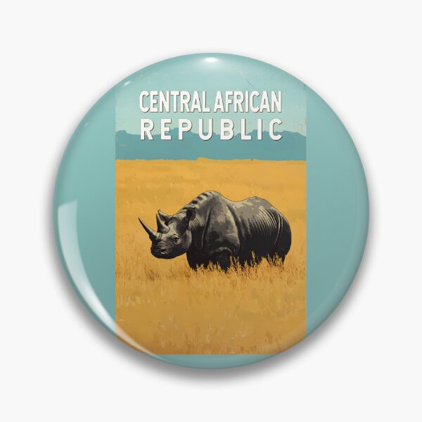 Item preview, Central African Republic Illustration Travel Art Vintage designed and sold by KrisSidDesigns.
