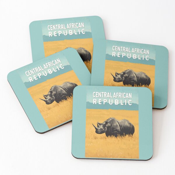Item preview, Central African Republic Illustration Travel Art Vintage designed and sold by KrisSidDesigns.