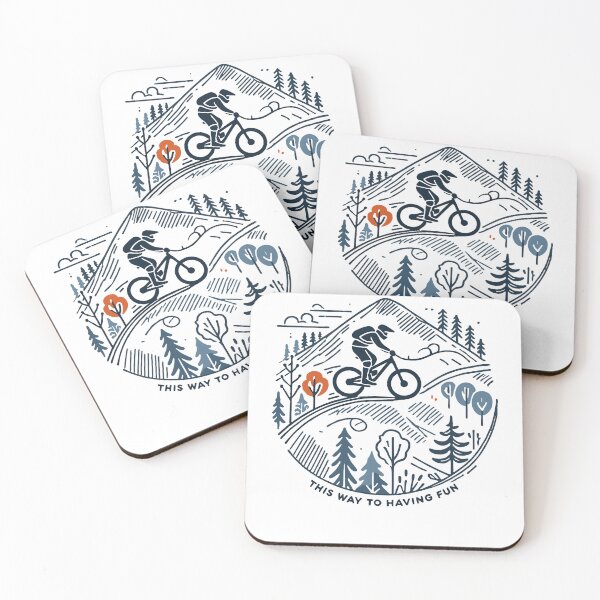 Item preview, Bike Adventure Mountain Bike Fun Nature designed and sold by LuminOrb.