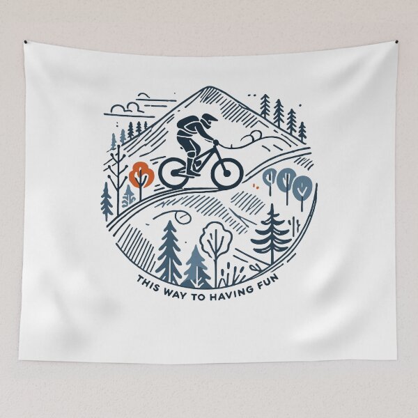 Item preview, Bike Adventure Mountain Bike Fun Nature designed and sold by LuminOrb.