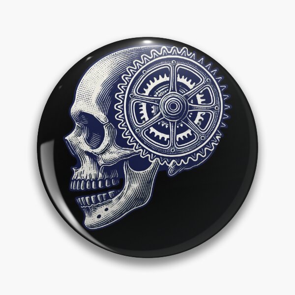 Item preview, Bicycle Skull Gear Cycling Kunstwerk designed and sold by LuminOrb.