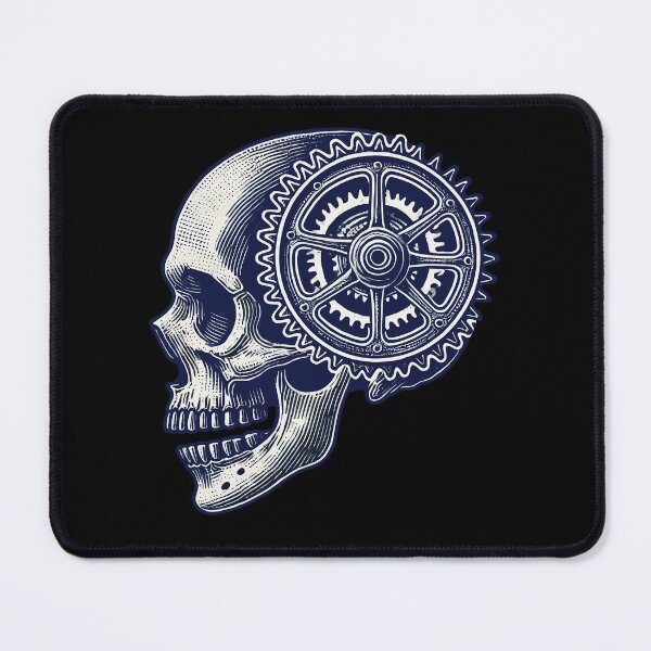 Item preview, Bicycle Skull Gear Cycling Kunstwerk designed and sold by LuminOrb.