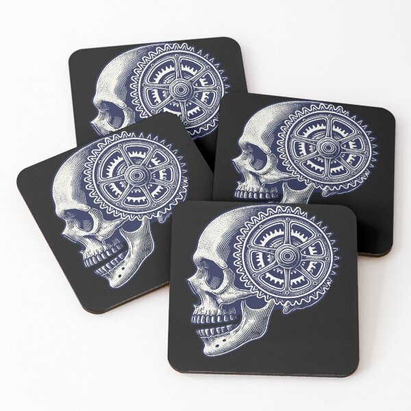 Item preview, Bicycle Skull Gear Cycling Kunstwerk designed and sold by LuminOrb.