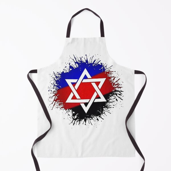 Item preview, Paint Splatter Polyamory Pride Flag Star of David Symbol designed and sold by LiveLoudGraphic.
