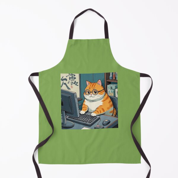 Item preview, nerdy kitty designed and sold by artsmeow.