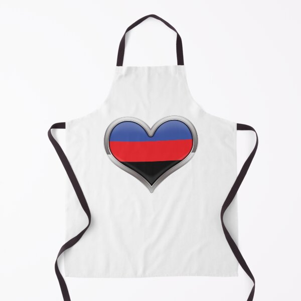 Item preview, Large Polyamory Pride Flag Colored Heart with Chrome Frame. designed and sold by LiveLoudGraphic.