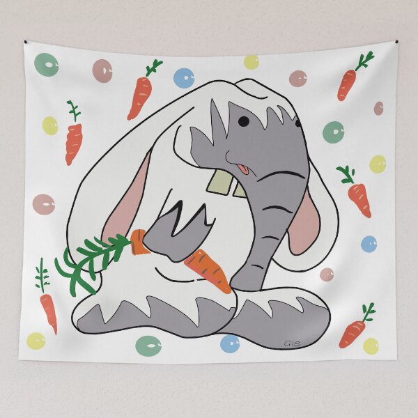 Item preview, Easter elephant  designed and sold by ALEFANTICA.