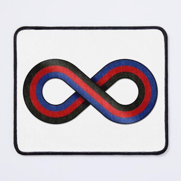 Item preview, Large Infinity Symbol Striped with Polyamorous Pride Flag designed and sold by LiveLoudGraphic.
