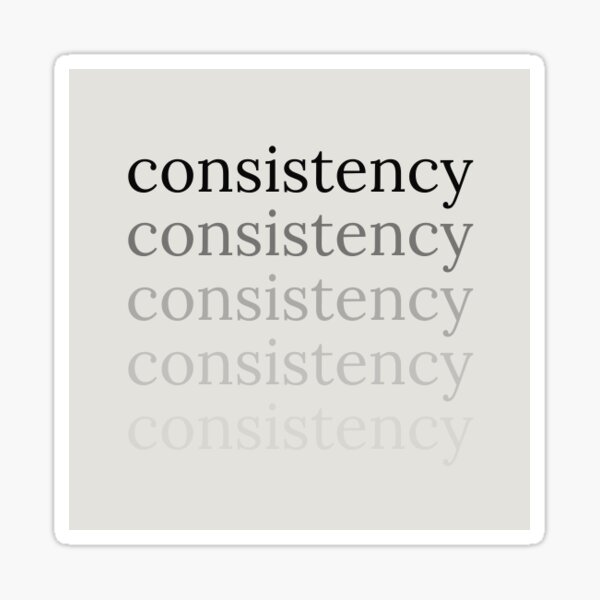 Artikel-Vorschau von Consistency, designt und verkauft von hustlenow.