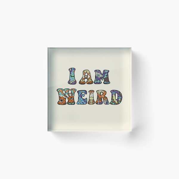 Item preview, I am weird - beige designed and sold by Milcat.