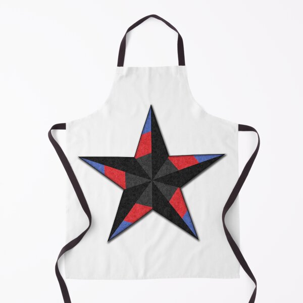 Item preview, Polyamorous Pride Flag Colored Nautical Star designed and sold by LiveLoudGraphic.
