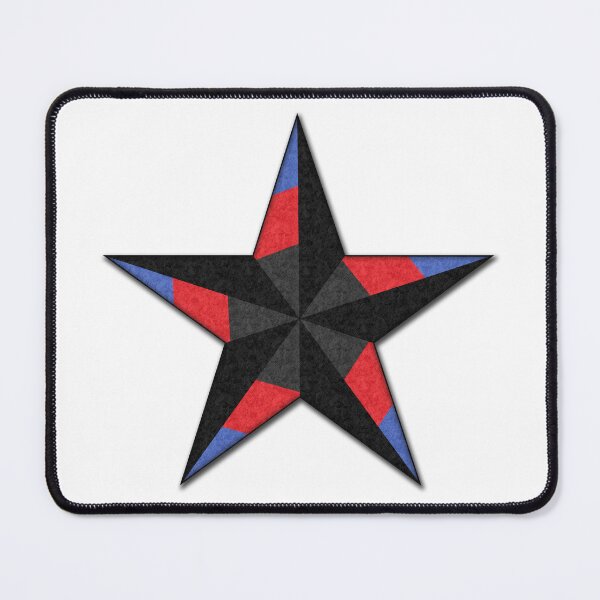 Item preview, Polyamorous Pride Flag Colored Nautical Star designed and sold by LiveLoudGraphic.