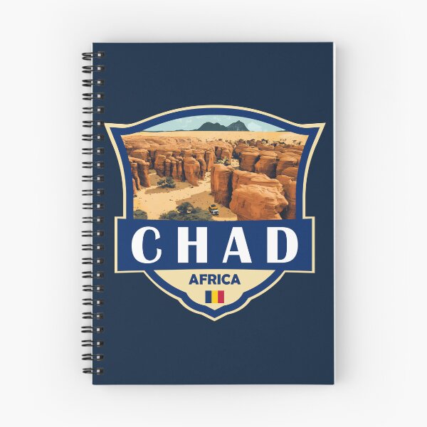 Artikelvorschau, Chad Illustration Retro-Abzeichen entworfen und verkauft von KrisSidDesigns.