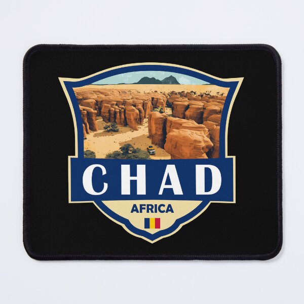 Item preview, Chad Illustration Retro Badge designed and sold by KrisSidDesigns.