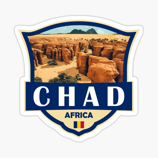 Artikel-Vorschau von Chad Illustration Retro-Abzeichen, designt und verkauft von KrisSidDesigns.