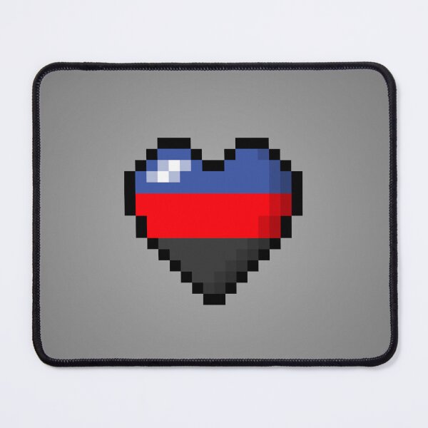 Item preview, Large Pixel Heart Design in Polyamory Pride Flag Colors designed and sold by LiveLoudGraphic.