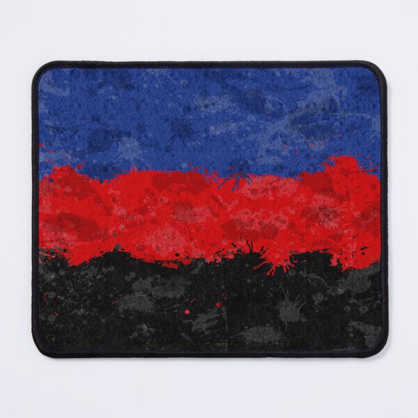 Item preview, Abstract Paint Splatter Polyamorous Pride Flag Pattern designed and sold by LiveLoudGraphic.