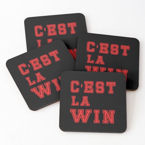 Item preview, "big win" in French in red  designed and sold by PariSeine.