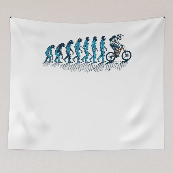 Item preview, Evolution Human To A Cyclist designed and sold by LuminOrb.