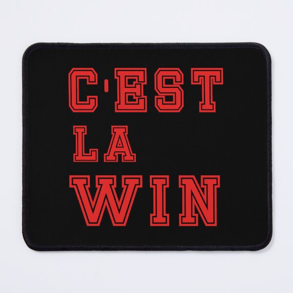 Item preview, "big win" in French in red  designed and sold by PariSeine.