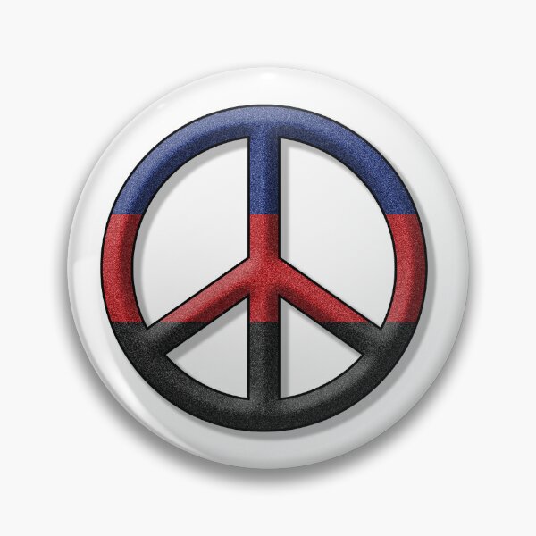 Item preview, Peace Pride design in Polyamory pride flag colors designed and sold by LiveLoudGraphic.