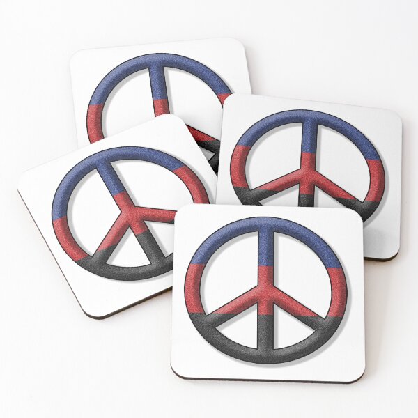 Item preview, Peace Pride design in Polyamory pride flag colors designed and sold by LiveLoudGraphic.