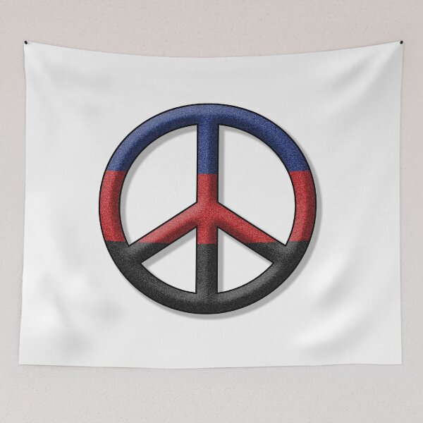 Item preview, Peace Pride design in Polyamory pride flag colors designed and sold by LiveLoudGraphic.