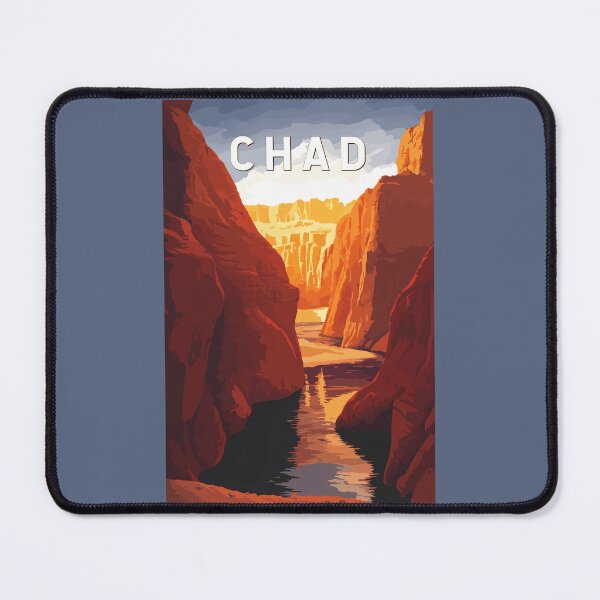 Item preview, Chad Illustration Travel Art Vintage designed and sold by KrisSidDesigns.