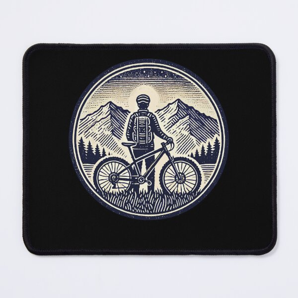 Item preview, Mountain Bike Adventure Bicycle Mountains Retro designed and sold by LuminOrb.