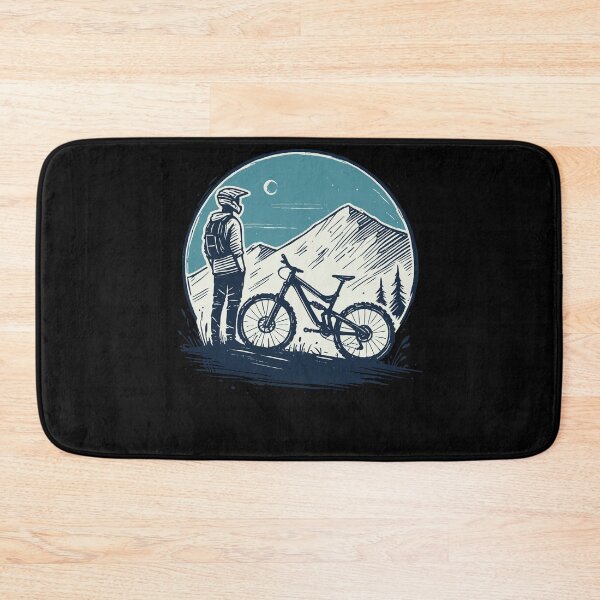 Item preview, Bicycle Adventure Mountains Night Driver designed and sold by LuminOrb.