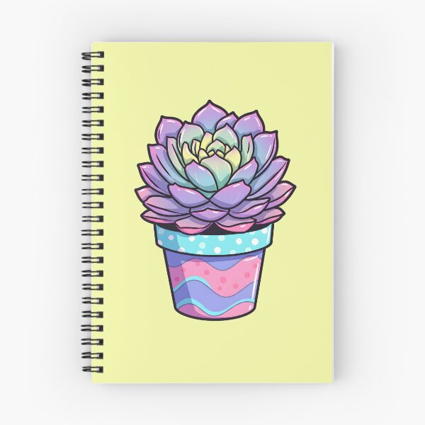 Item preview, Magic Bloom Echeveria | Rainbow Kawaii Succulent Art designed and sold by SeGoArtDesign.