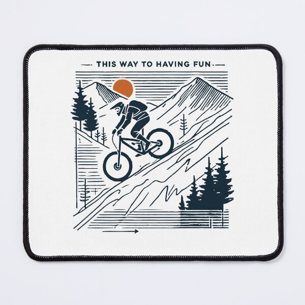 Item preview, Bike Adventure Mountains Fun designed and sold by LuminOrb.