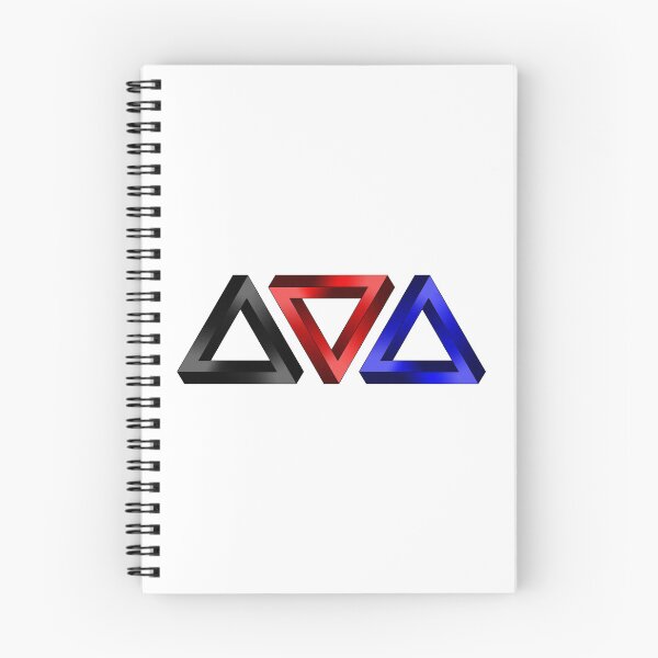 Item preview, Polyamory Pride Flag Colored Twisted Triangles Optical Illusions designed and sold by LiveLoudGraphic.