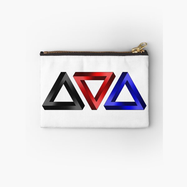 Item preview, Polyamory Pride Flag Colored Twisted Triangles Optical Illusions designed and sold by LiveLoudGraphic.