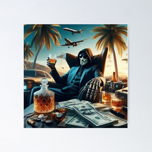 Artikel-Vorschau von Degen Mafia – Rug Pull Rodeo Cover Art, designt und verkauft von Filip Studios.