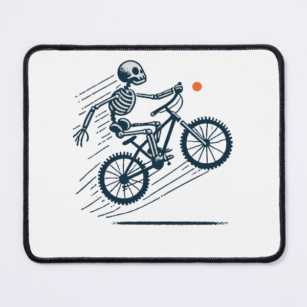 Item preview, Retro Bicycle Skeleton Mountain Bike Adventure designed and sold by LuminOrb.