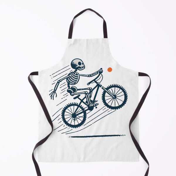 Item preview, Retro Bicycle Skeleton Mountain Bike Adventure designed and sold by LuminOrb.