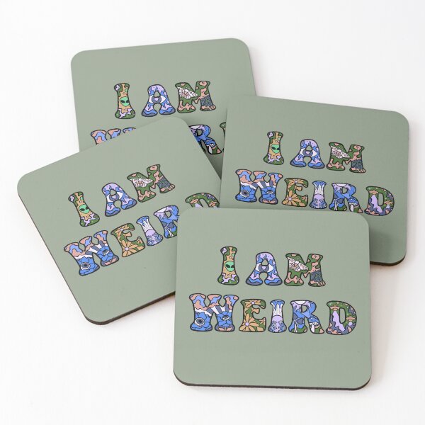 Item preview, I am weird - khaki designed and sold by Milcat.