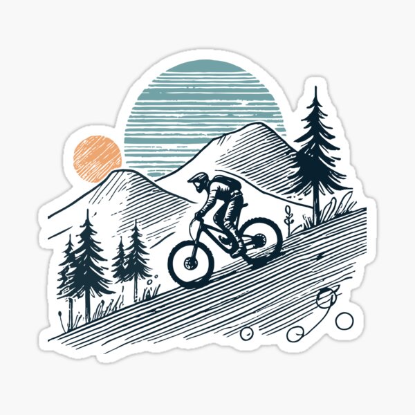 Item preview, Mountain Bike Adventure Bicycle Nature Lover designed and sold by LuminOrb.