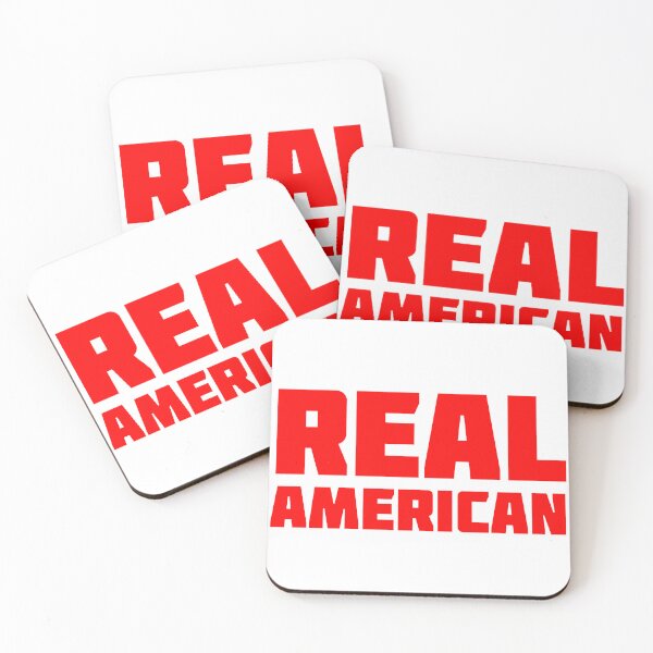 Item preview, Real American - Red Letters designed and sold by RealAmericanCO.