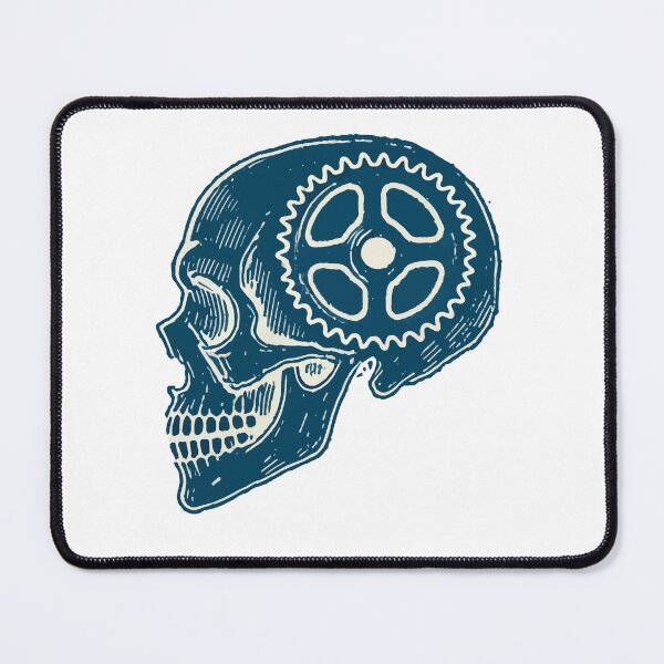 Item preview, Bicycle Lover Skull Skating Art designed and sold by LuminOrb.