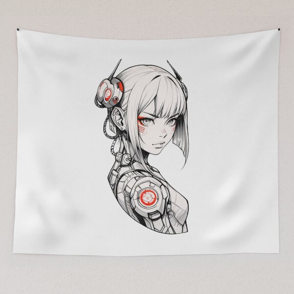 Item preview, Chica cyborg designed and sold by ArtCraftLab.