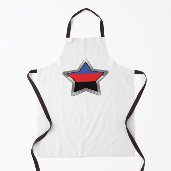 Item preview, Large Polyamory Pride Flag Colored Star with Chrome Frame designed and sold by LiveLoudGraphic.