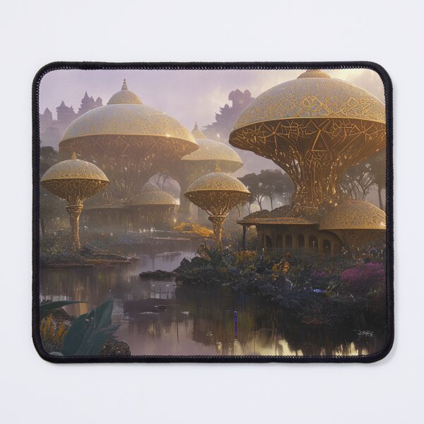 Item preview, Gilded Mire: The Whispering Domes of Twilight Haven designed and sold by bloorose.