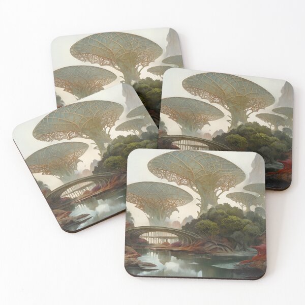 Item preview, Arboreal Echoes: The Whispering Bridge Beneath Canopy Dreams designed and sold by bloorose.